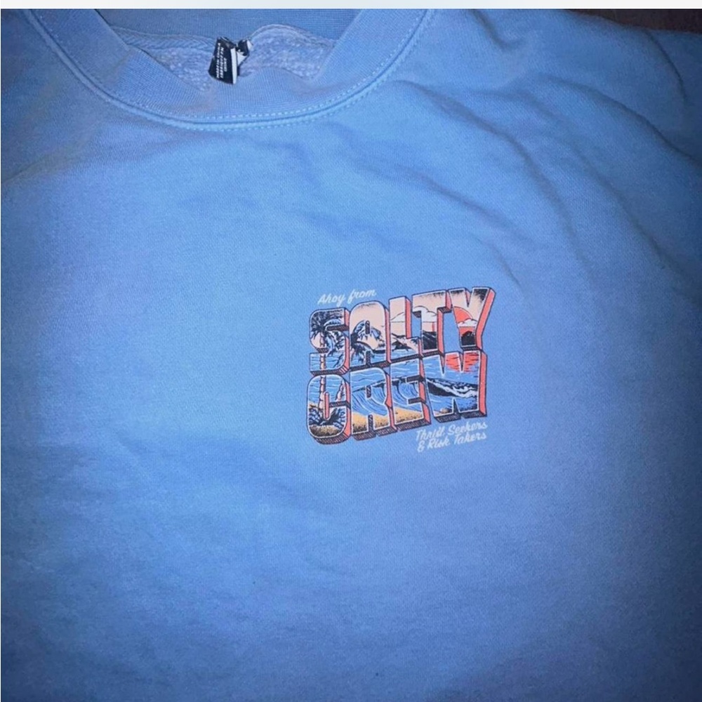 Salty Crew Light Blue Graphic Tee